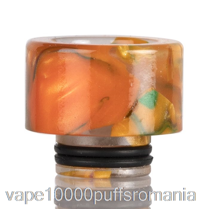 Vape Romania 510 Widebore Resin Drip Tip Portocaliu